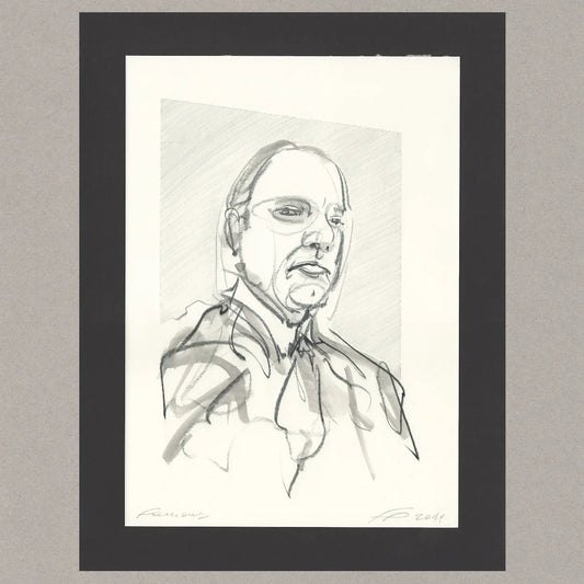 Famous (Serie), Zeichnung (kaschiert), 29,6x21 cm