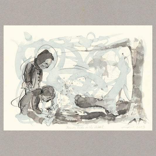 Beauty hides in the detail, Zeichnung, 21x29,6 cm