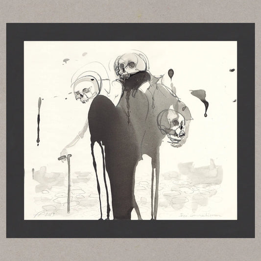 Drei Generationen, Zeichnung (kaschiert), 26,6x31,7 cm