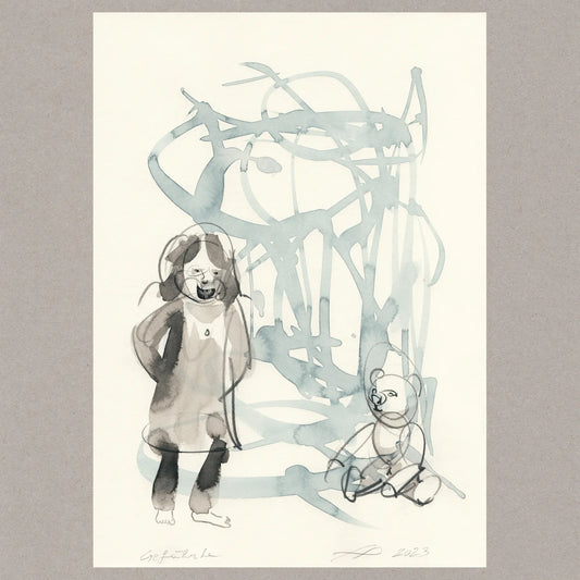 Gefährte, Zeichnung, 29,6x21 cm