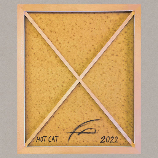 Hot cat, Ölgemälde, 49,3x40,6 cm