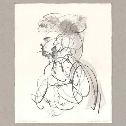 Spirit of Frida, Zeichnung, 29,5x24 cm